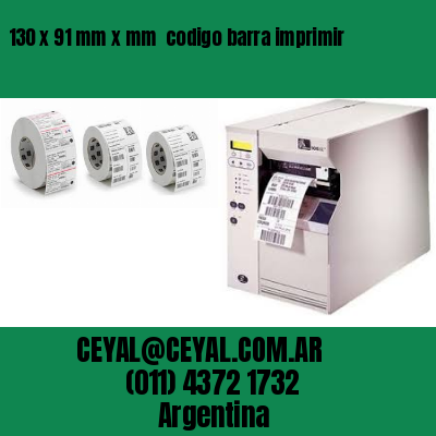 130 x 91 mm x mm  codigo barra imprimir