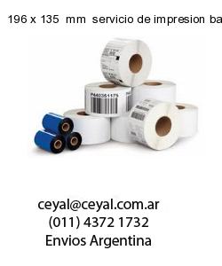 196 x 135  mm  servicio de impresion base de datos