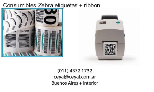 Consumibles Zebra etiquetas   ribbon