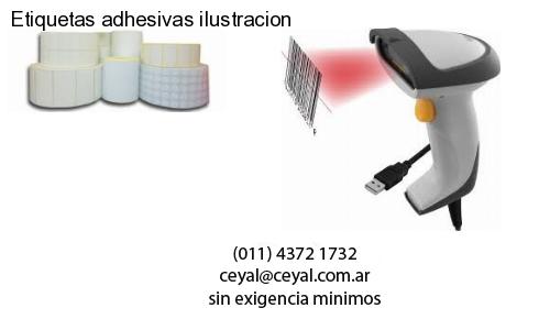 Etiquetas adhesivas ilustracion