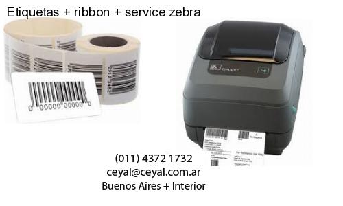 Etiquetas   ribbon   service zebra