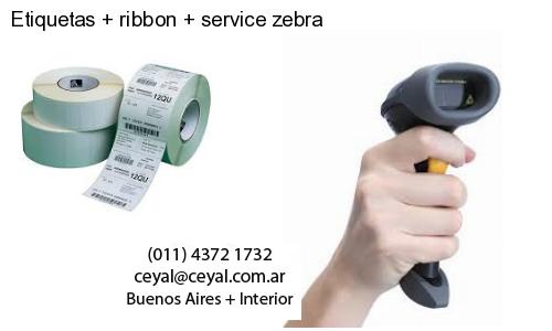 Etiquetas   ribbon   service zebra