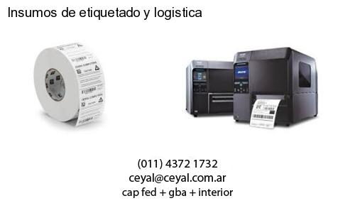 Insumos de etiquetado y logistica
