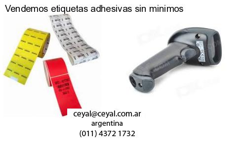 Vendemos etiquetas adhesivas sin minimos