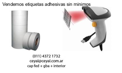 Vendemos etiquetas adhesivas sin minimos