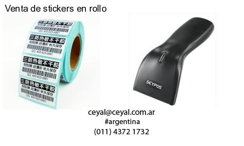 Venta de stickers en rollo