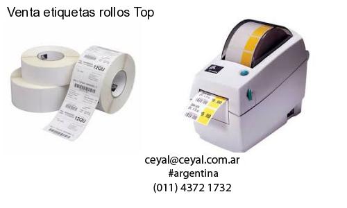 Venta etiquetas rollos Top