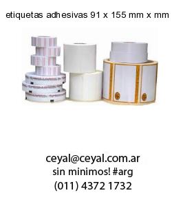 etiquetas adhesivas 91 x 155 mm x mm