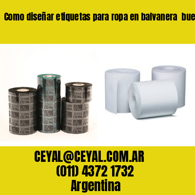 Como diseñar etiquetas para ropa en balvanera  buenos aires