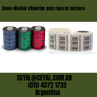 Como diseñar etiquetas para ropa en burzaco