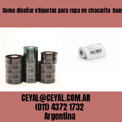 Como diseñar etiquetas para ropa en chacarita  buenos aires
