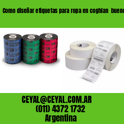 Como diseñar etiquetas para ropa en coghlan  buenos aires
