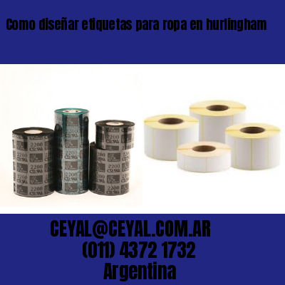 Como diseñar etiquetas para ropa en hurlingham