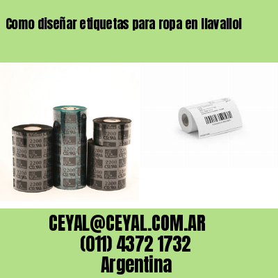 Como diseñar etiquetas para ropa en llavallol