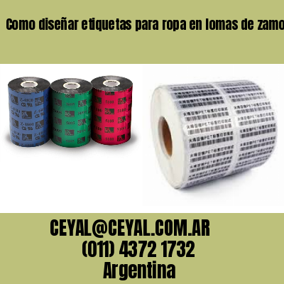 Como diseñar etiquetas para ropa en lomas de zamora