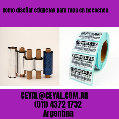 Como diseñar etiquetas para ropa en necochea