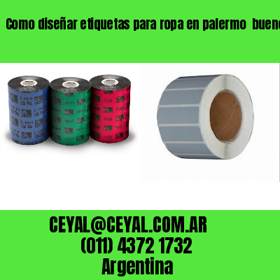 Como diseñar etiquetas para ropa en palermo  buenos aires