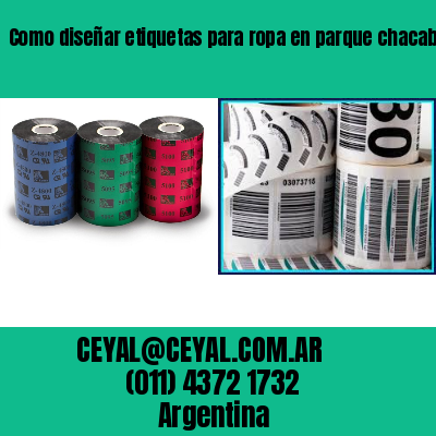 Como diseñar etiquetas para ropa en parque chacabuco  buenos aires