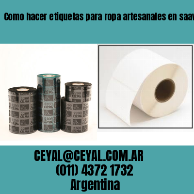 Como hacer etiquetas para ropa artesanales en saavedra  buenos aires