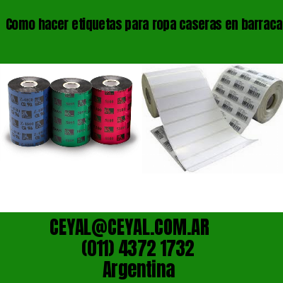 Como hacer etiquetas para ropa caseras en barracas  buenos aires