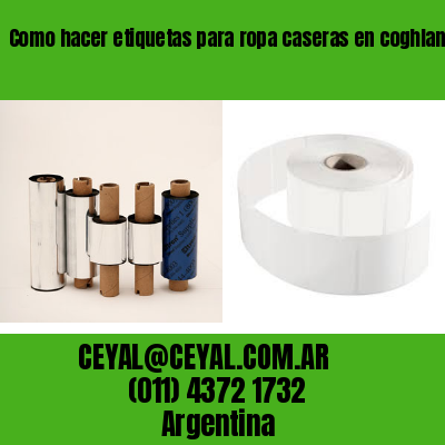 Como hacer etiquetas para ropa caseras en coghlan  buenos aires
