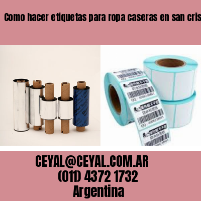 Como hacer etiquetas para ropa caseras en san cristóbal  buenos aires