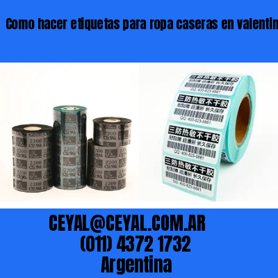 Como hacer etiquetas para ropa caseras en valentin alsina. veinticinco de mayo