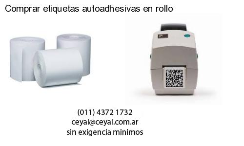 Comprar etiquetas autoadhesivas en rollo