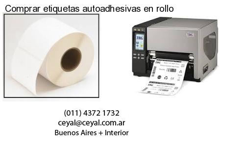 Comprar etiquetas autoadhesivas en rollo