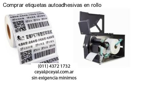 Comprar etiquetas autoadhesivas en rollo