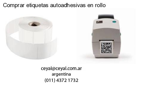Comprar etiquetas autoadhesivas en rollo
