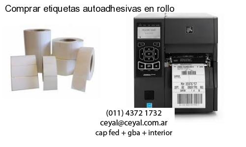 Comprar etiquetas autoadhesivas en rollo