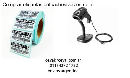 Comprar etiquetas autoadhesivas en rollo