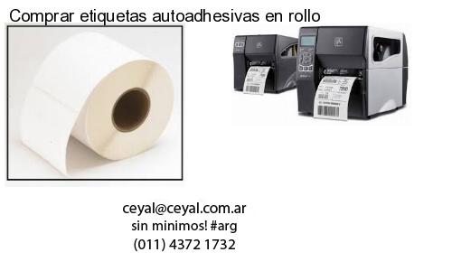 Comprar etiquetas autoadhesivas en rollo