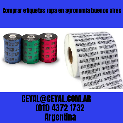 Comprar etiquetas ropa en agronomia buenos aires