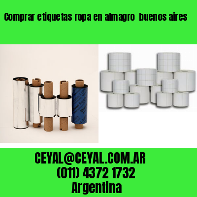 Comprar etiquetas ropa en almagro  buenos aires