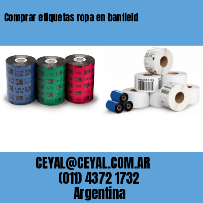 Comprar etiquetas ropa en banfield