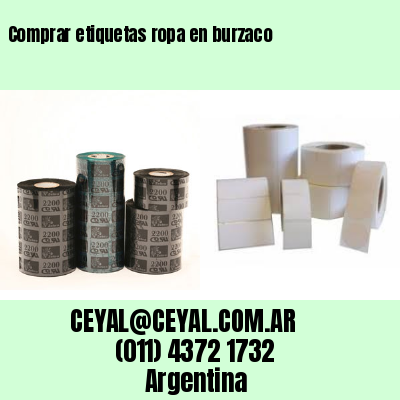 Comprar etiquetas ropa en burzaco