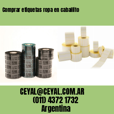 Comprar etiquetas ropa en caballito