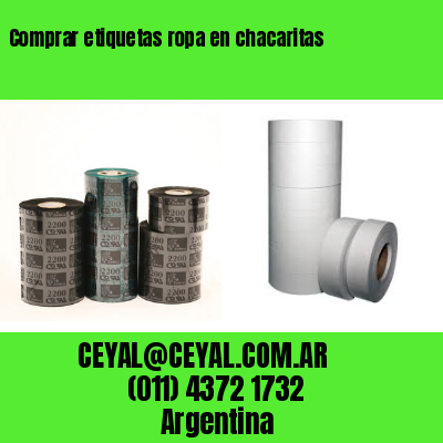 Comprar etiquetas ropa en chacaritas