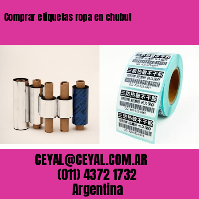 Comprar etiquetas ropa en chubut