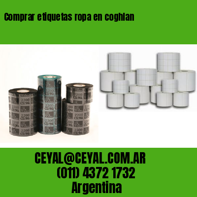 Comprar etiquetas ropa en coghlan