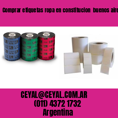 Comprar etiquetas ropa en constitucion  buenos aires