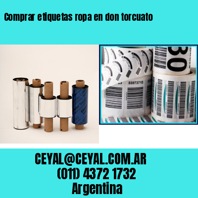 Comprar etiquetas ropa en don torcuato