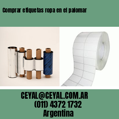Comprar etiquetas ropa en el palomar
