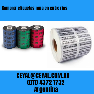 Comprar etiquetas ropa en entre rios