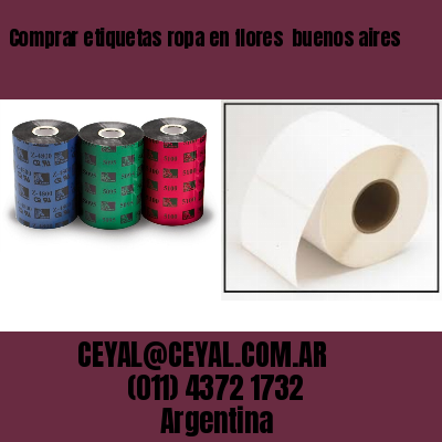 Comprar etiquetas ropa en flores  buenos aires