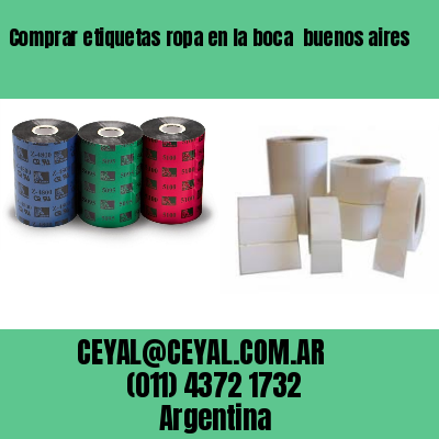 Comprar etiquetas ropa en la boca  buenos aires