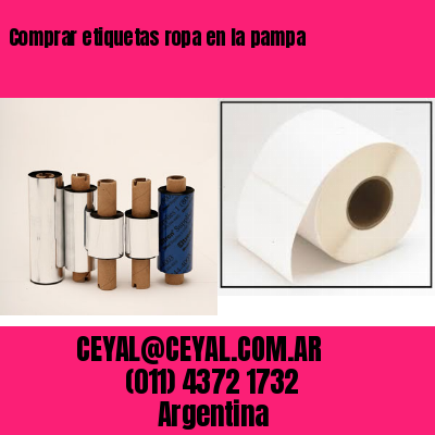 Comprar etiquetas ropa en la pampa