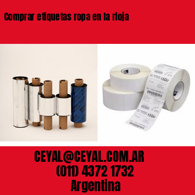 Comprar etiquetas ropa en la rioja